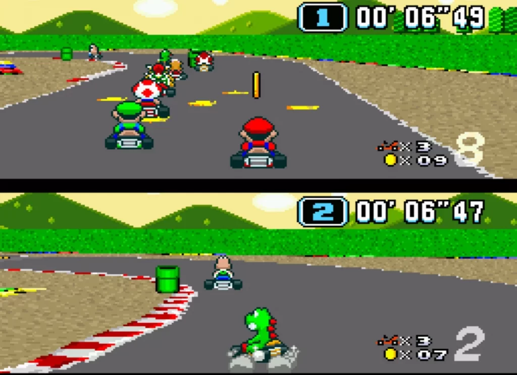 Snes super mario best sale kart