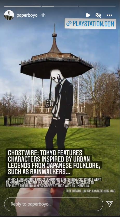 Ghostwire: Tokyo Rainwalker Banstead in Kensington