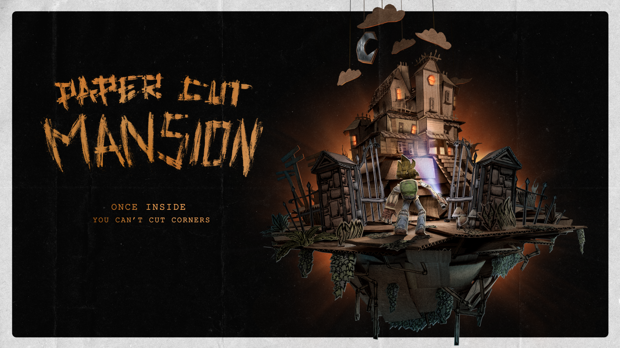 Papercut Mansion video game artwork feature image